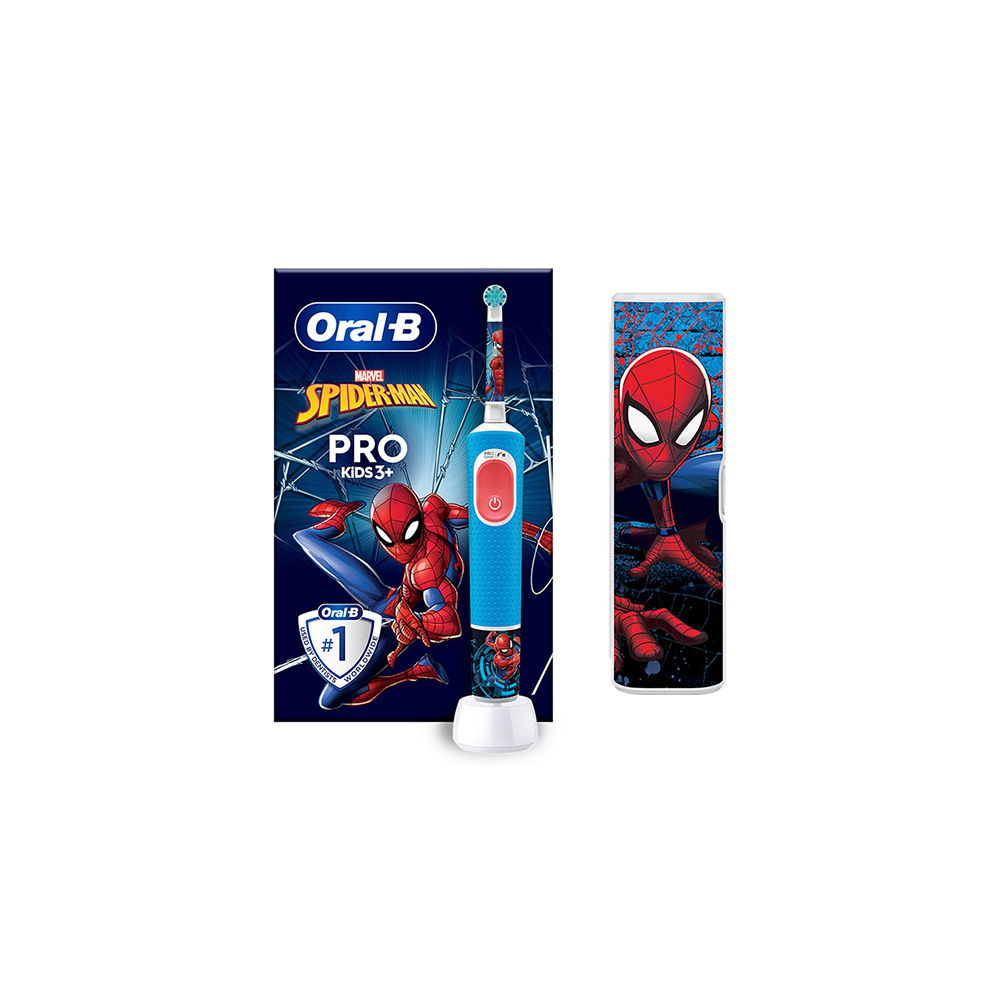 ORAL-B - SPECIAL EDITION PRO KIDS 3+ Ηλεκτρική Οδοντόβουρτσα Spiderman & Travel Case